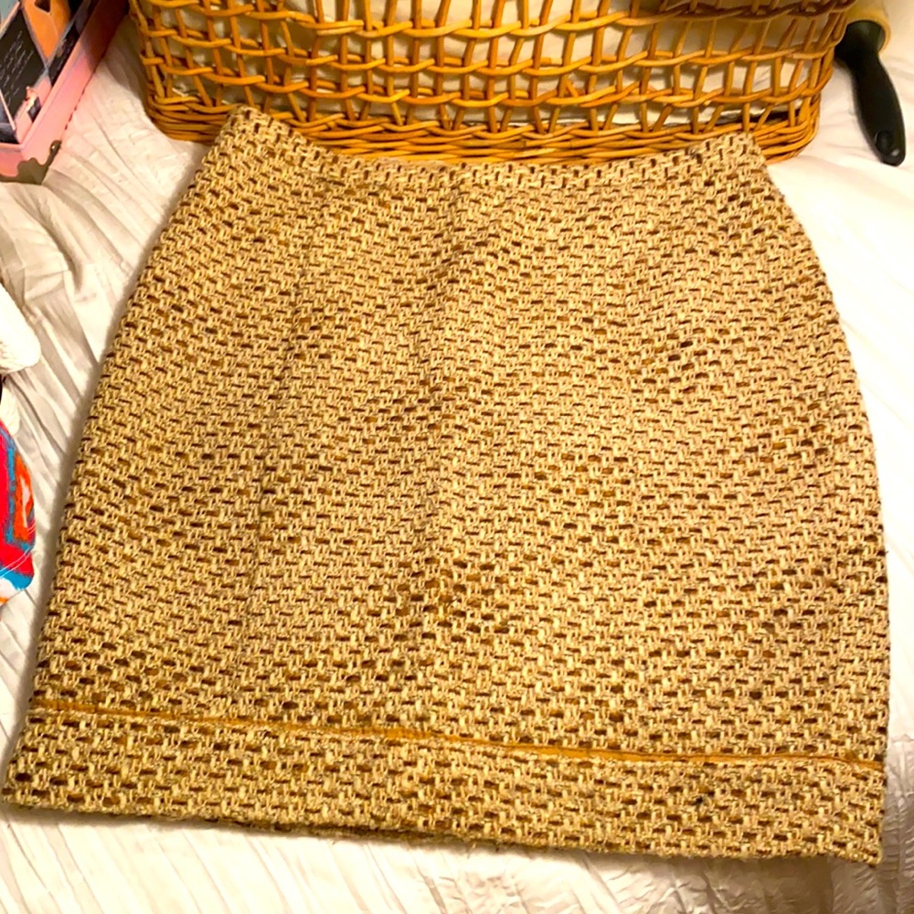 Ann Taylor LOFT tan and brown skirt 🌸🌸